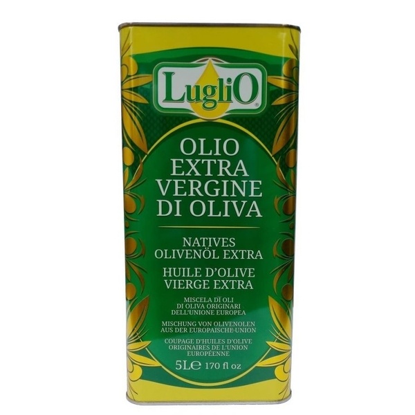 Luglio Extra Vergine Di Oliva (Extra Virgin Olive Oil) – 5L